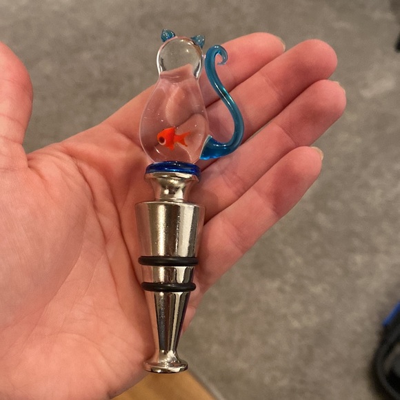 Italy Murano Glass cat cork - Picture 3 of 4